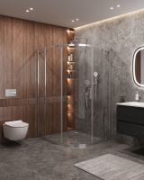 Душевой уголок CEZARES MOLVENO-RH-11-120/110-C-Cr-IV - Gidratop.ru изображение