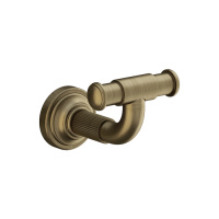 GESSI VENTI20 крючок двойной, цвет Antique Brass - Gidratop.ru изображение