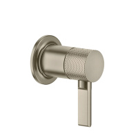 GESSI INCISO встраиваемый смеситель, на 1/2, на 1 источник (внешняя часть), цвет: Finox Brushed Nickel - Gidratop.ru изображение