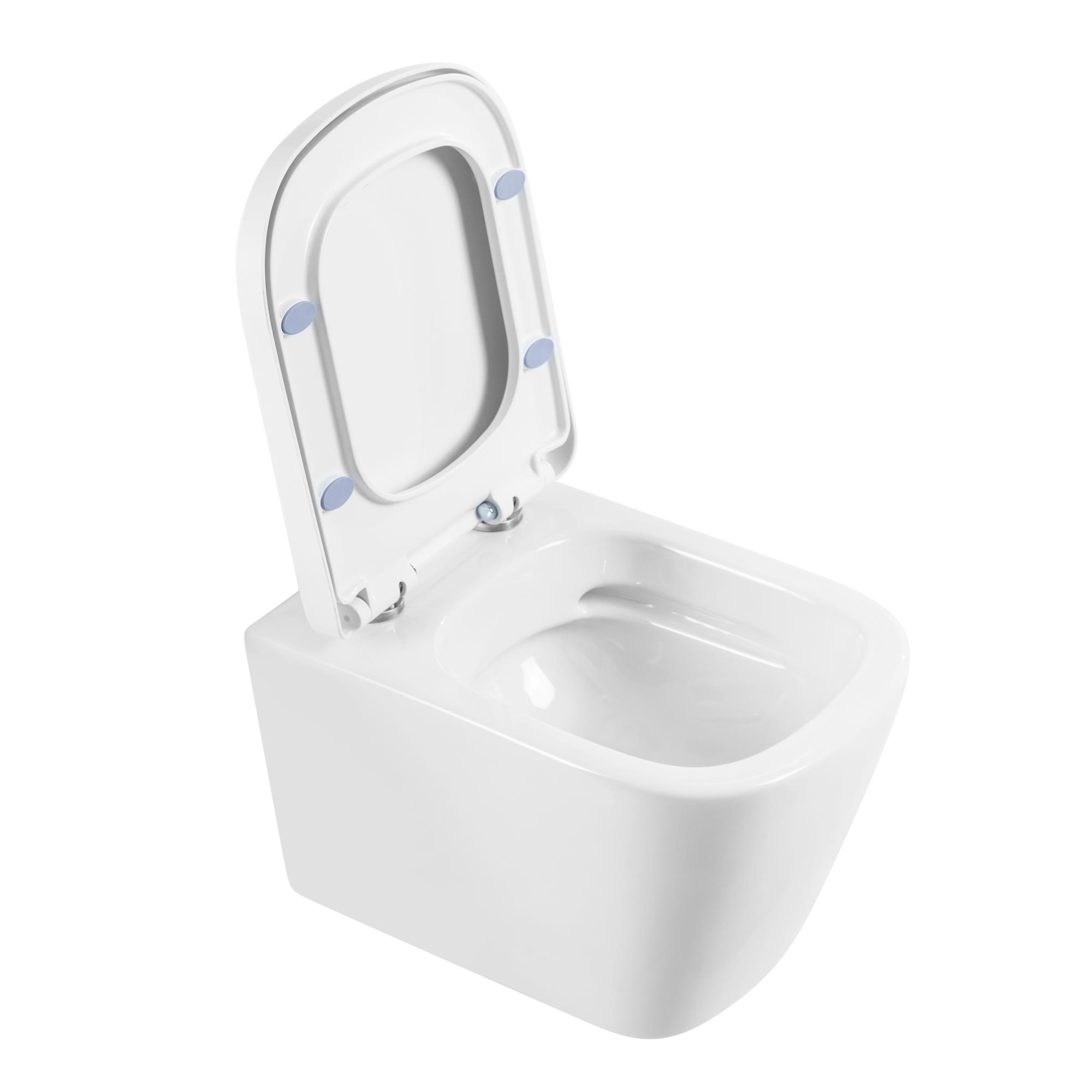 Унитаз подвесной безободковый BelBagno ALBANO BB120CHR/BB120SC - Gidratop.ru изображение
