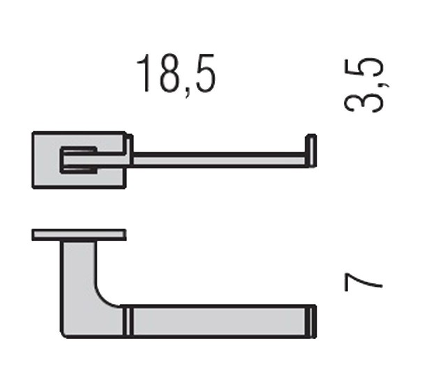 Colombo Look Держатель туалетной бумаги, цвет: хром - Gidratop.ru изображение