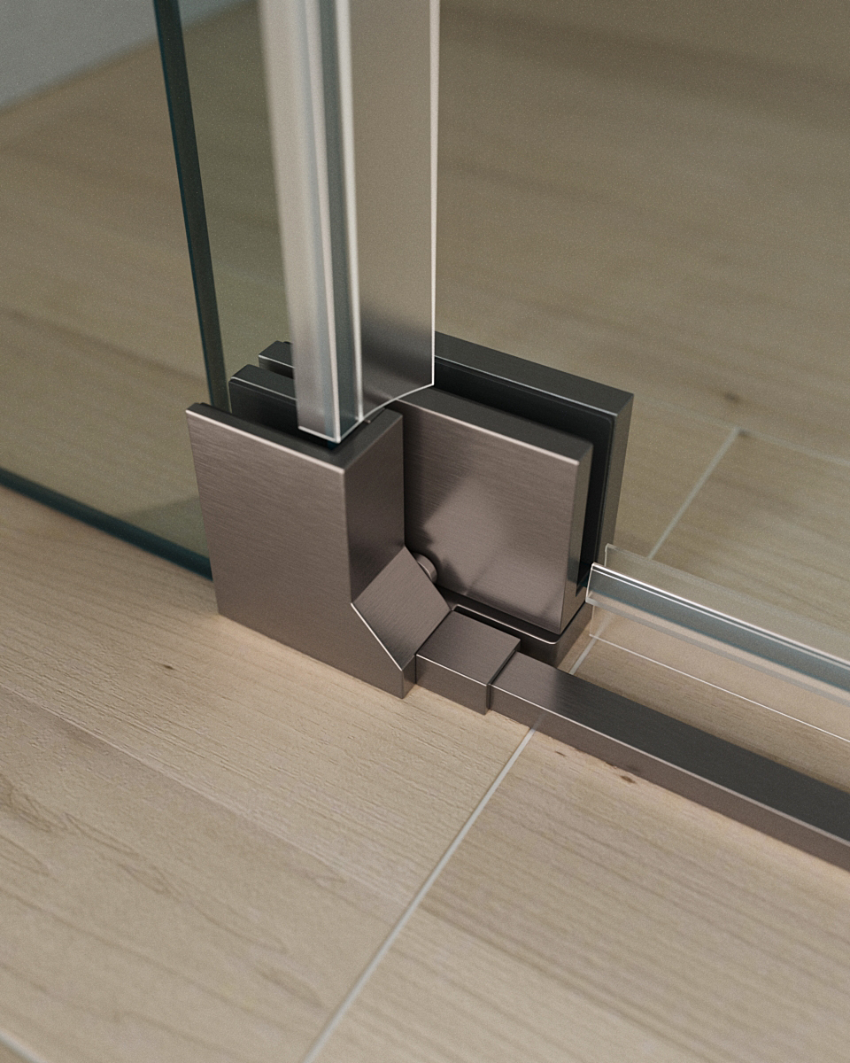 Душевой уголок CEZARES SLIDER-A-2-90/100-C-GM - Gidratop.ru изображение