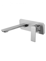 Смеситель для раковины встраиваемый WONZON & WOGHAND DIAMOND, Брашированный никель (WW-88869011-BN) - Gidratop.ru изображение