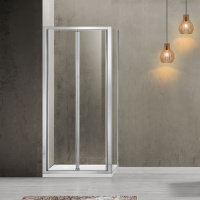 Душевой уголок Garda VSR-1G9090CL, 900*900, хром, стекло прозрачное - Gidratop.ru изображение