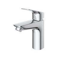 DUE Смеситель для раковины без донного клапана, хром DUE-LVM-CRM-W0 - Gidratop.ru изображение