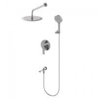 Душевая система встраиваемая WONZON & WOGHAND BRILLIANT, Темный графит (WW-88939079-BGM) - Gidratop.ru изображение