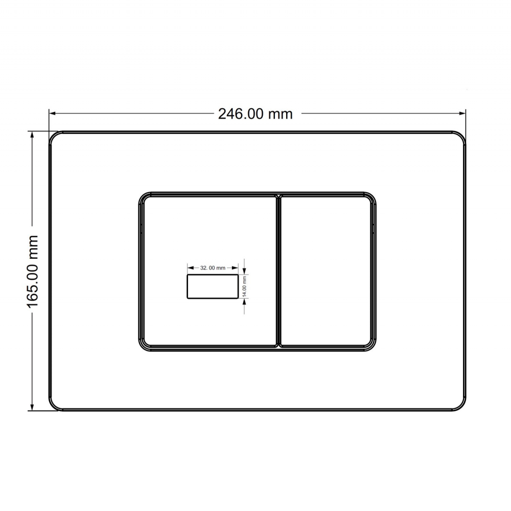 Кнопка смыва сенсорная ABBER AC0122S хром - Gidratop.ru изображение