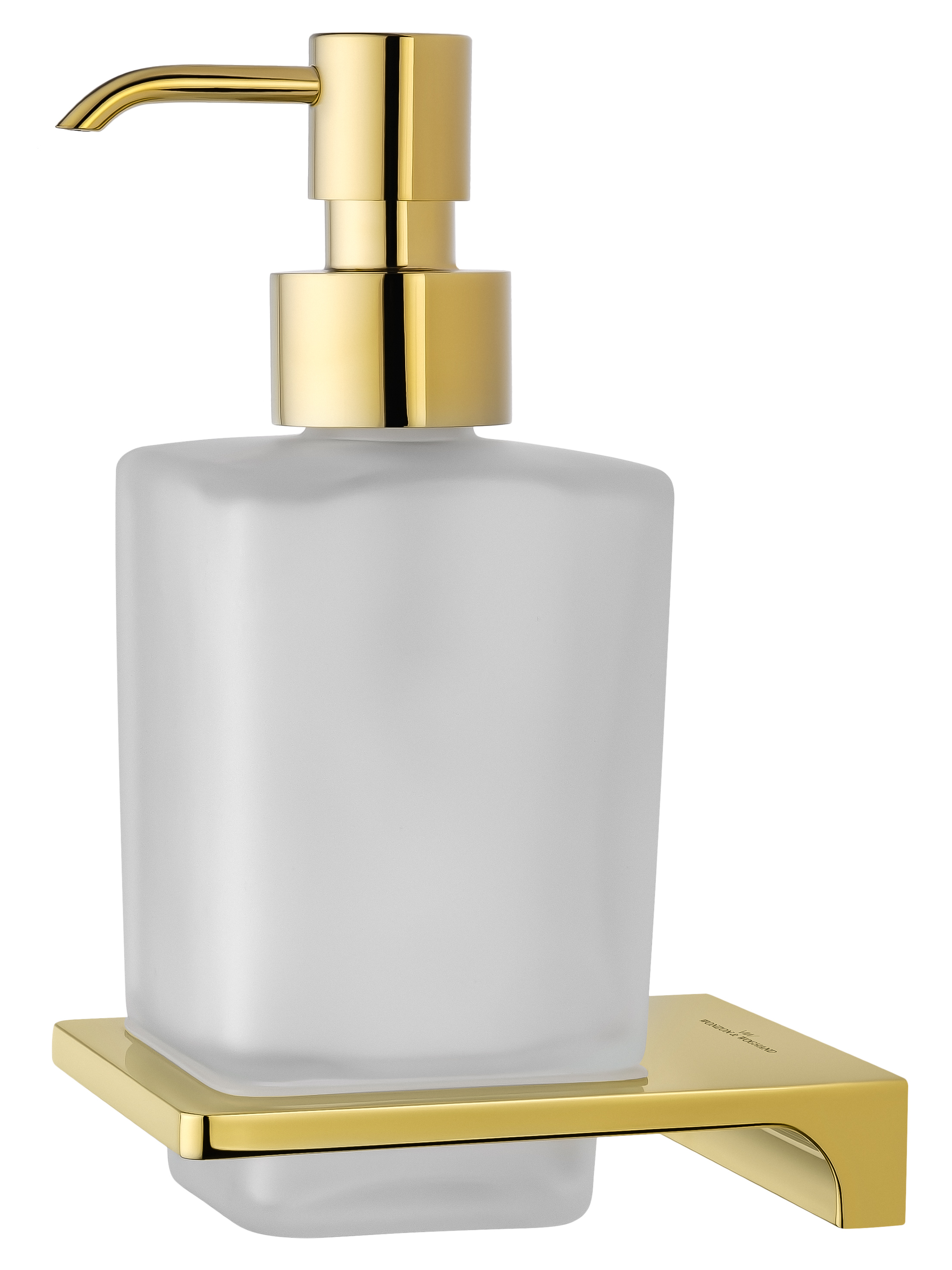 Дозатор мыла WONZON & WOGHAND ECLIPSE, Глянцевое золото (WW-9133-LG) - Gidratop.ru изображение