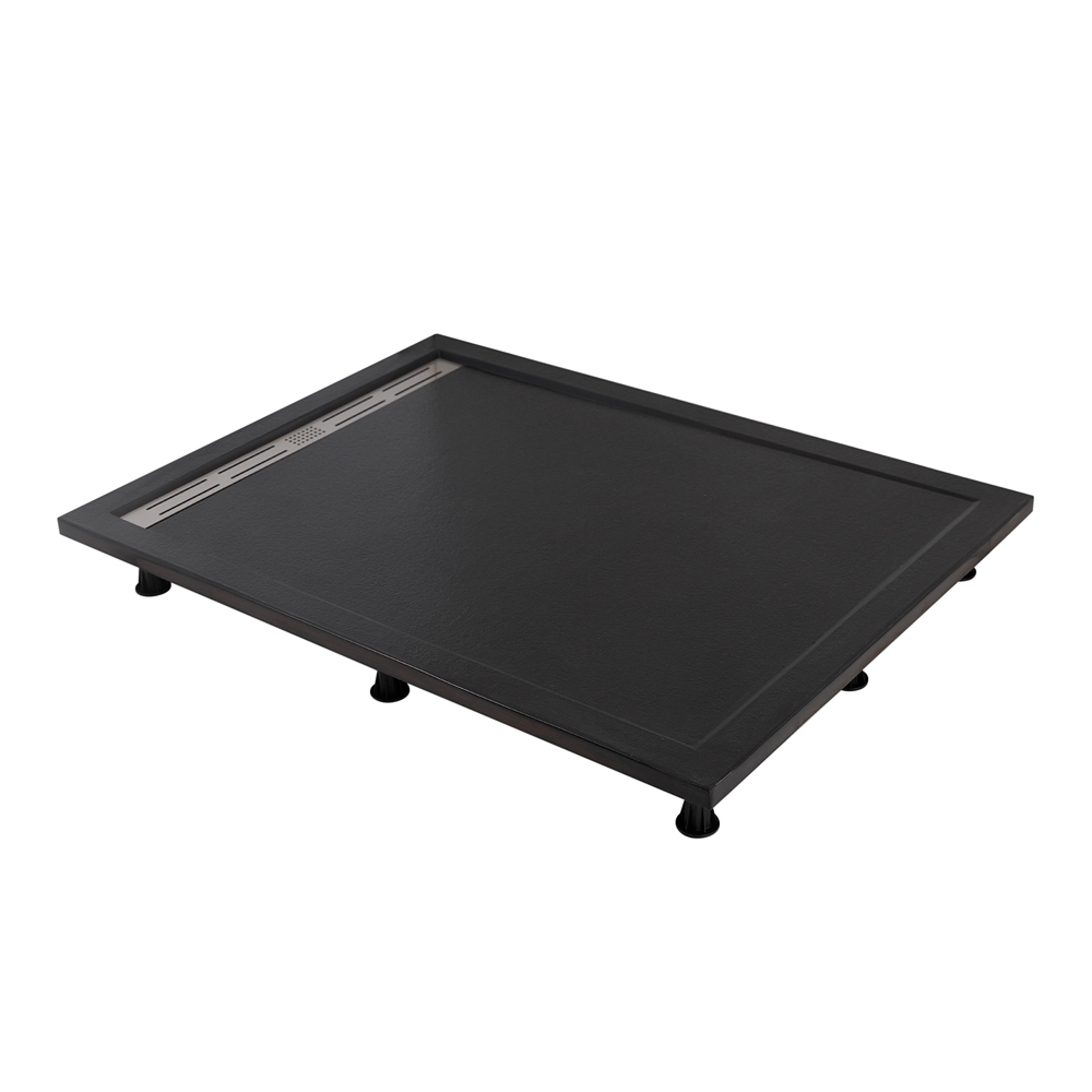 Поддон из искусственного мрамора CEZARES TRAY-AS-AH-120/90-30-NERO - Gidratop.ru изображение