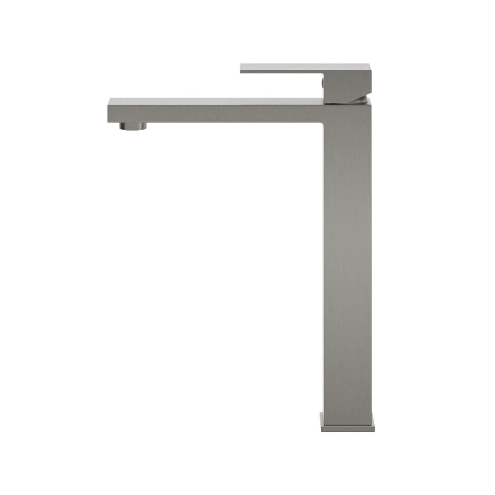 SLIDER-LC-IN-W0 Смеситель для накладной раковины однорычажный, без донного клапана, сатин - Gidratop.ru изображение