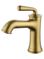 Смеситель для раковины WONZON & WOGHAND STEAM, Брашированное золото (WW-88139008-BG) - Gidratop.ru изображение