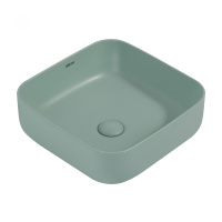 Раковина накладная ABBER Rechteck AC2211MCG светло-зеленая матовая - Gidratop.ru изображение