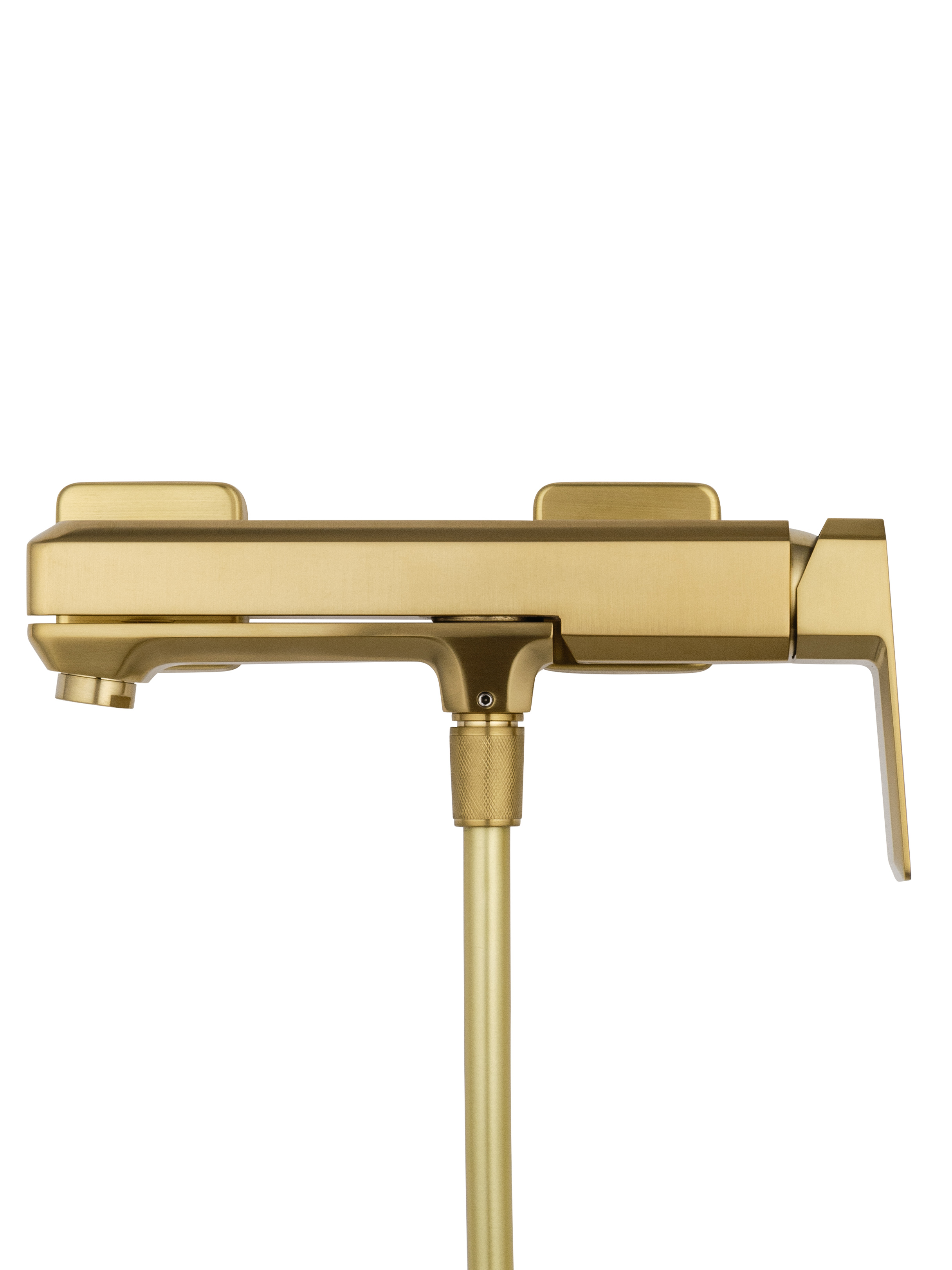 Смеситель для ванны с душем WONZON & WOGHAND DIAMOND, Брашированное золото (WW-88639011- BG) - Gidratop.ru изображение