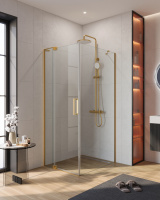 Душевой уголок CEZARES SLIDER-AH-1-90-80/90-C-BORO - Gidratop.ru изображение