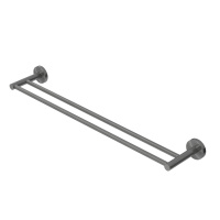 RELAX-THD-65-GM Полотенцедержатель двойной 65,5 см, исполнение оружейная сталь - Gidratop.ru изображение