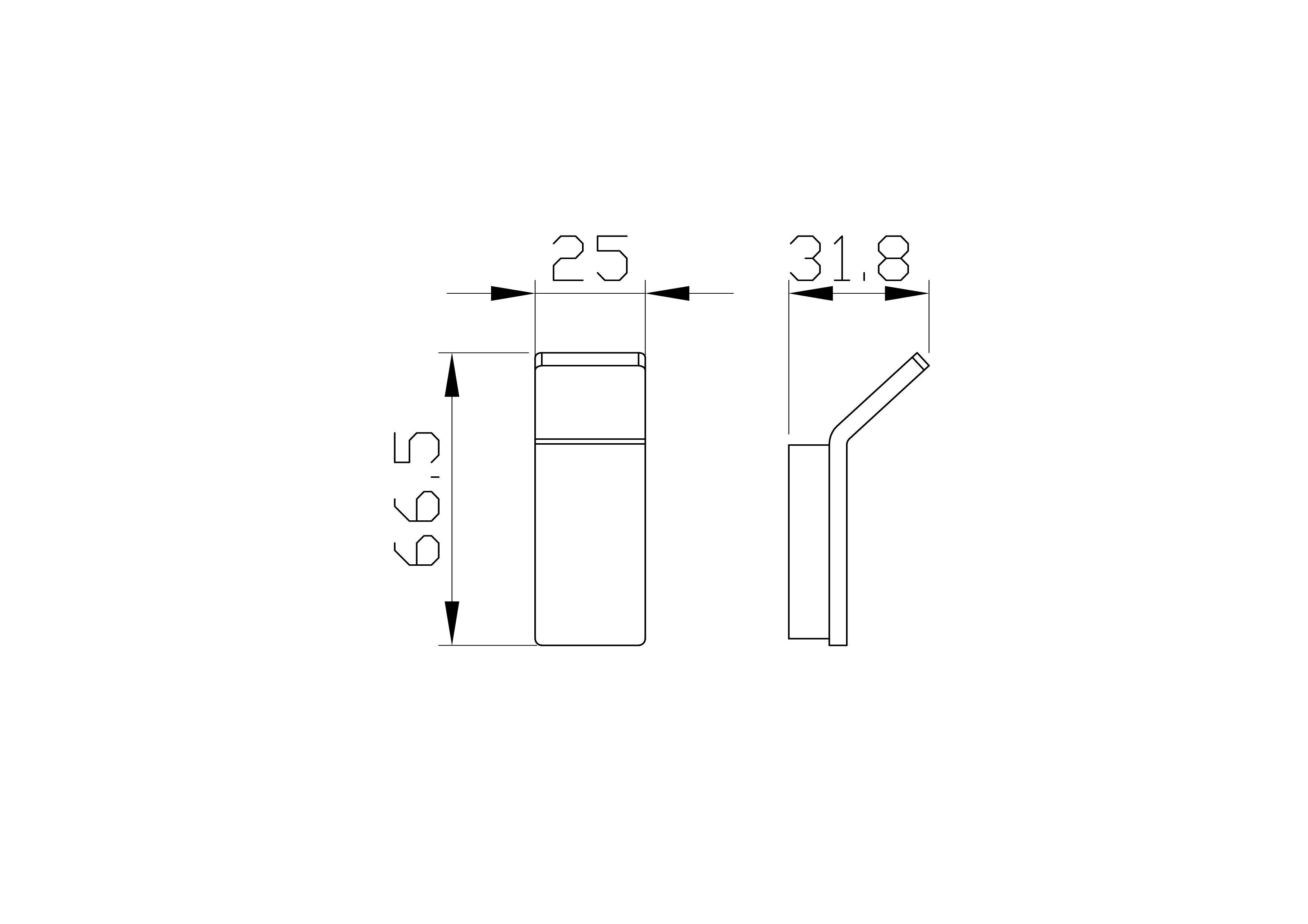 Крючок для ванной WONZON & WOGHAND LOTTE, Хром (WW-8315A) - Gidratop.ru изображение