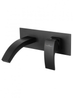 Смеситель для раковины встраиваемый WONZON & WOGHAND FIT, Черный матовый (WW-88869009-MB)