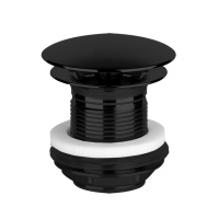 Gessi донный клапан свободного слива 1 1/4, без перелива, цвет: Black XL