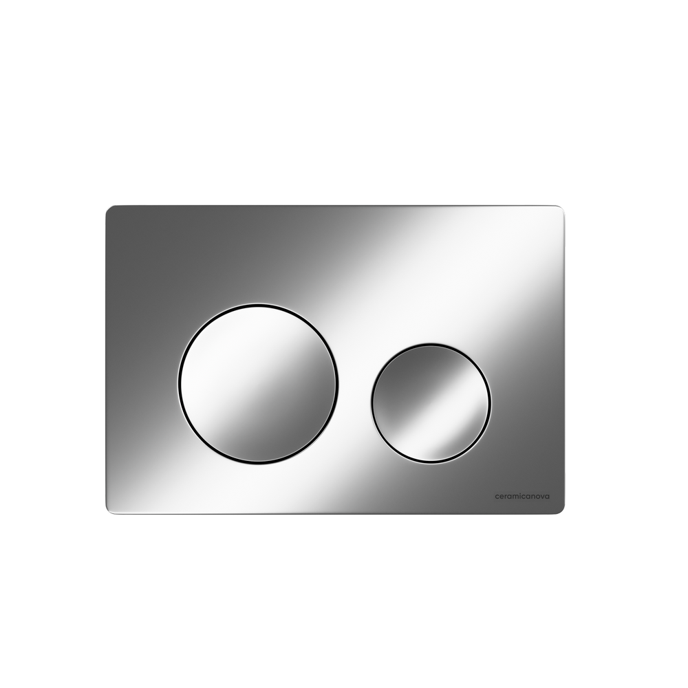 Кнопка смыва Balance, клавиши Circle, цвет хром матовый,арт. CN12-001M - Gidratop.ru изображение