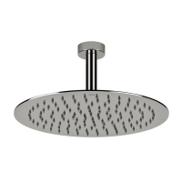 Gessi Emporio shower верхний душ потолочный, поворотная с шарниром, с защитой от известкового налёта, цвет: Mirror Steel - Gidratop.ru изображение