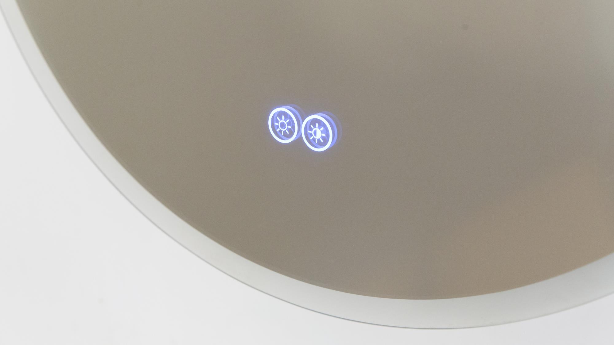 ELLISSE Зеркало с контурной разноцветной подсветкой RGB и сенсорным выключателем, CZR-SPC-ELS-550-1050-RGB-TCH, 12V, 220-240V, 550x1050 - Gidratop.ru изображение