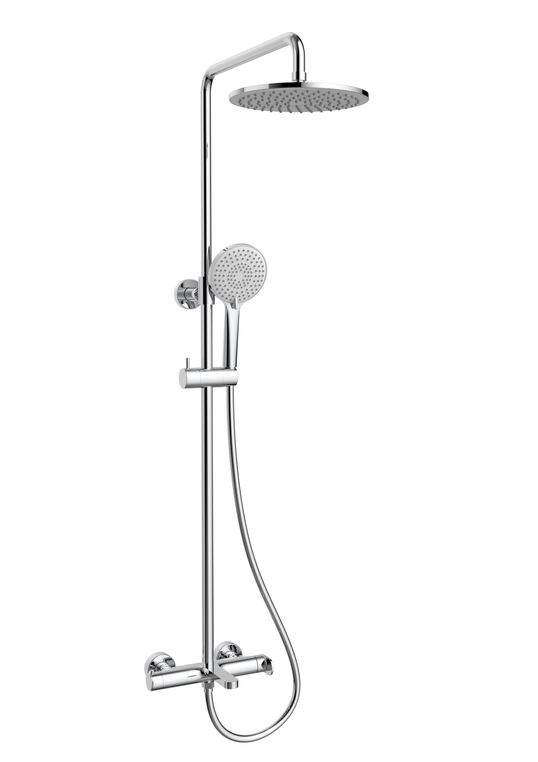 Душевая стойка Rondo VSFS-1R1CH с изливом, хром - Gidratop.ru изображение