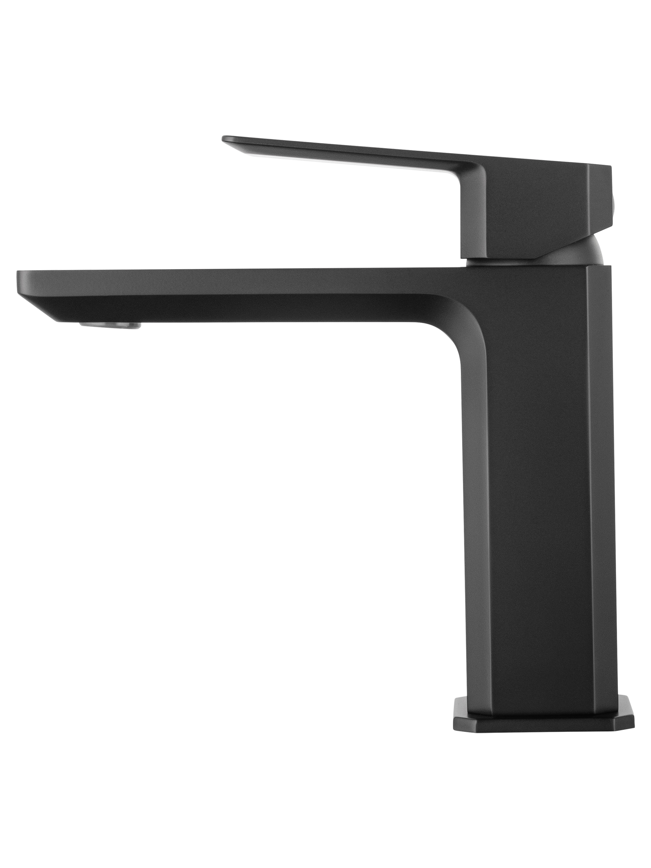 Смеситель для раковины WONZON & WOGHAND DIAMOND, Черный матовый (WW-88139011-MB) - Gidratop.ru изображение