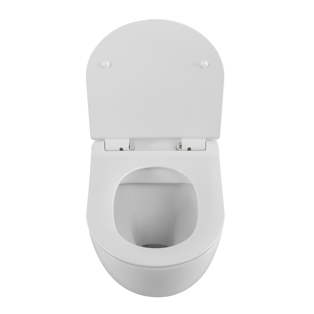 Унитаз подвесной безободковый BelBagno SFERA-R BB046CHR/BB076SC - Gidratop.ru изображение