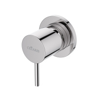 LEAF-DIM-L-01 Встраиваемый однорычажный смеситель на 1 выход, исполнение хром - Gidratop.ru изображение