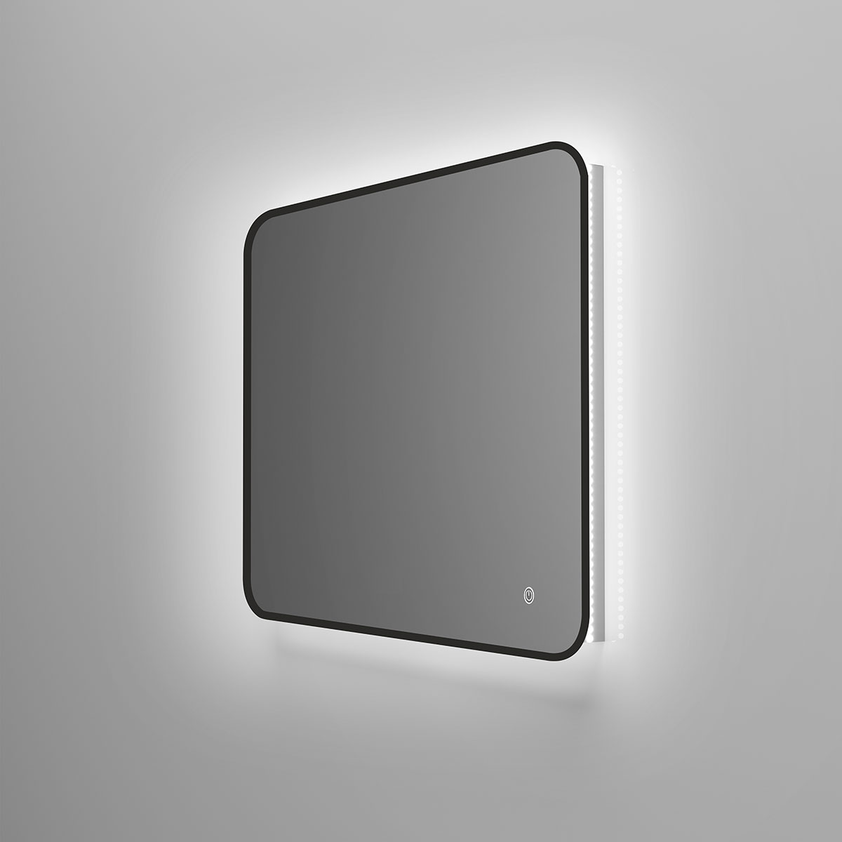 Зеркало LED VLM-3VC900B 900х700 c сенсорным выключателем и диммером - Gidratop.ru изображение