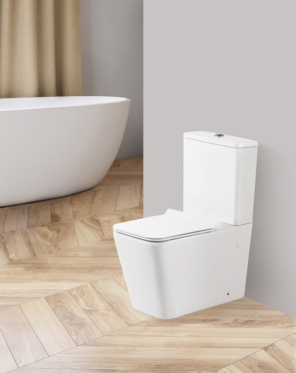 Унитаз-компакт безободковый BelBagno ARDENTE-R BB02093CPR/BB2112SC - Gidratop.ru изображение