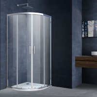 Душевой уголок Alpha VSQ-3AL900CL, 900*900, хром, стекло прозрачное - Gidratop.ru изображение