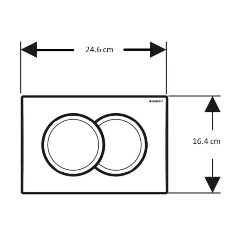 Инсталляция Geberit Duofix Delta для унитаза крепежом и с кнопкой Delta 21 хром, 458.149.21.1 - Gidratop.ru изображение