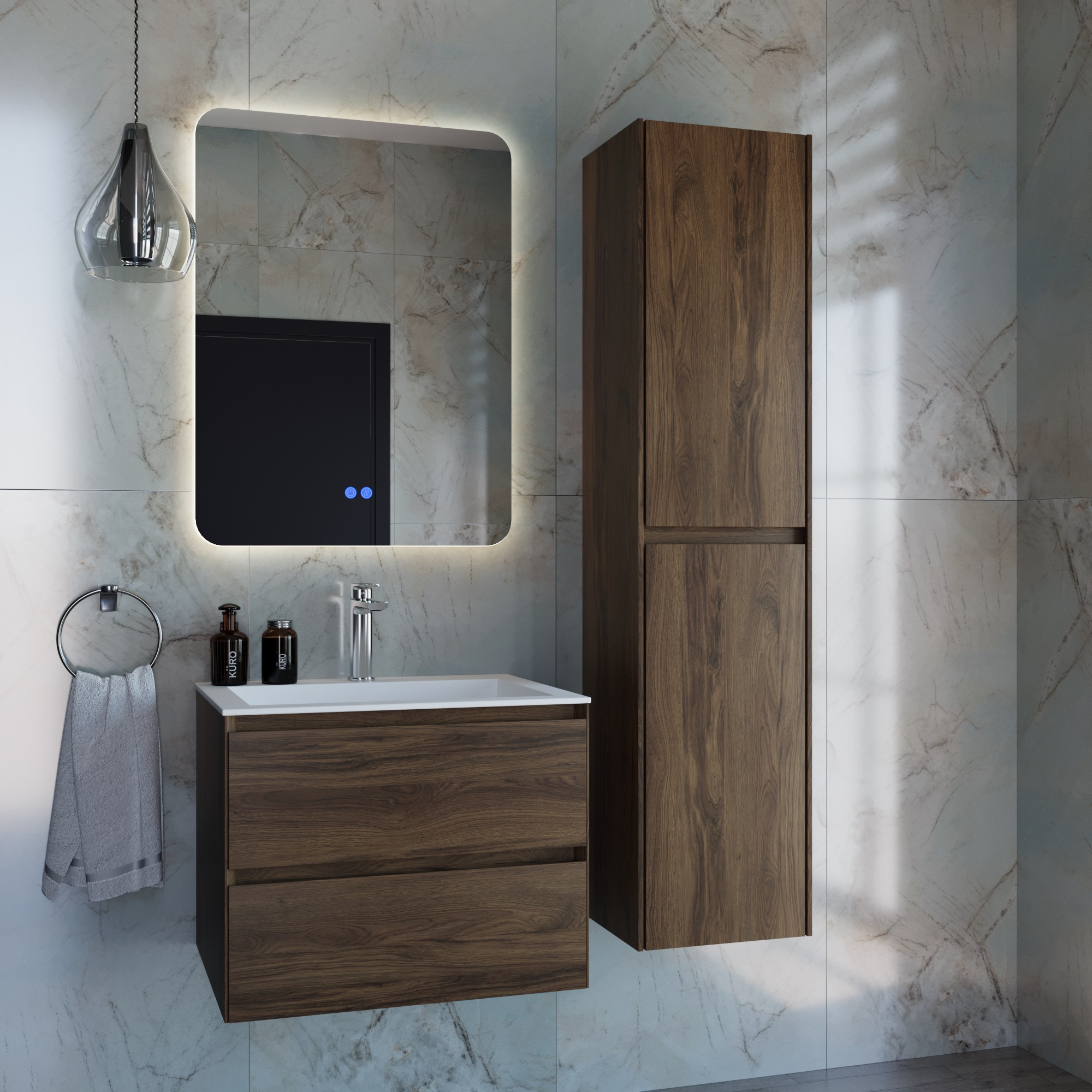 Шкаф Chiara/Luka VSC-2CL150CO подвесной, 1500*350*300, C.Oak - Gidratop.ru изображение