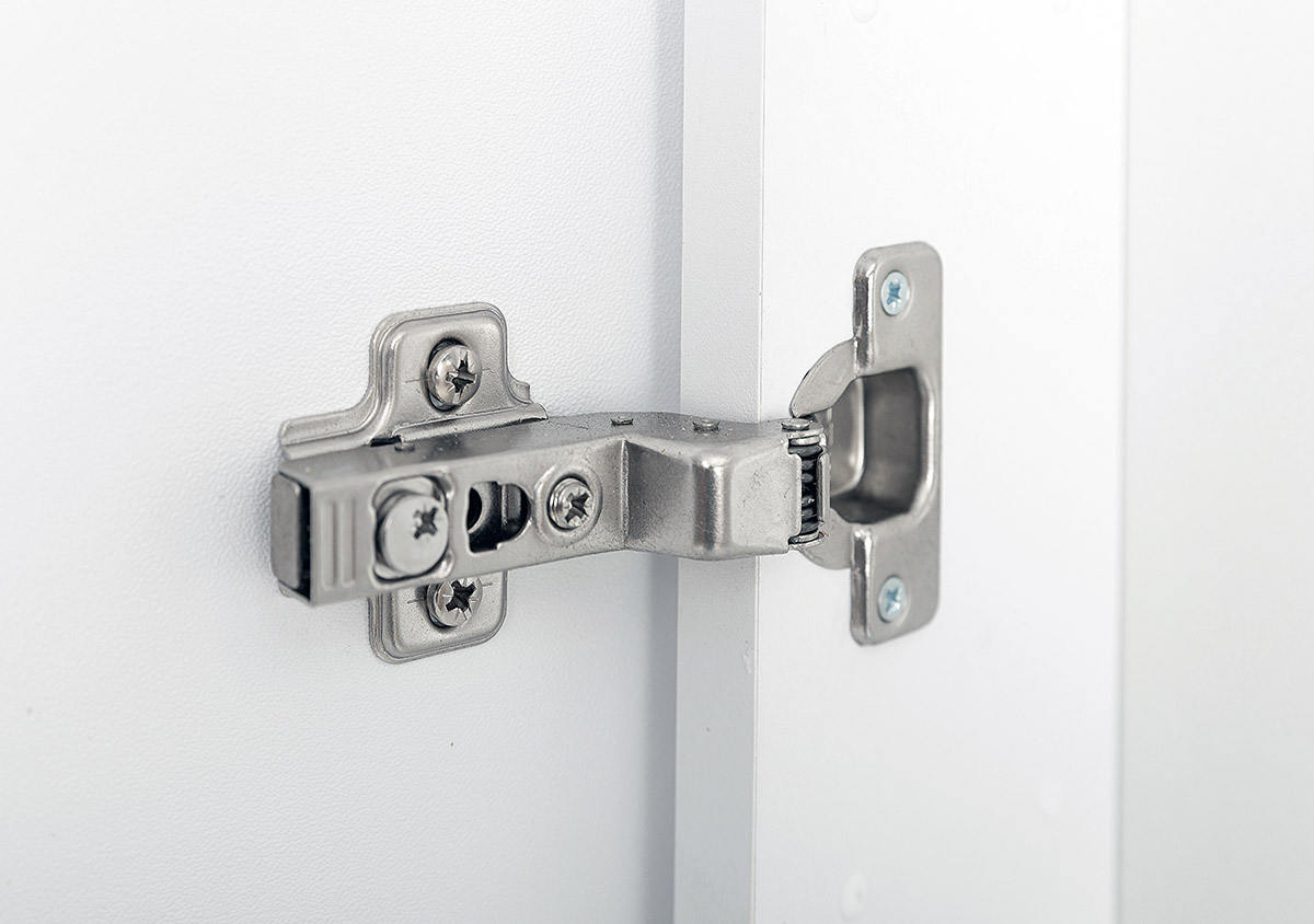 Зеркальный шкаф с одной распашной дверью, с двумя стеклянными полками, со встроенной подсветкой и сенсорным выключателем SPC-GRT-500/800-1A-LED-TCH, 12W, 220-240V, 500x800x150 - Gidratop.ru изображение