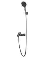 Смеситель для ванны с душем WONZON & WOGHAND ALFA, Темный графит (WW-AE3204-BGG) - Gidratop.ru изображение