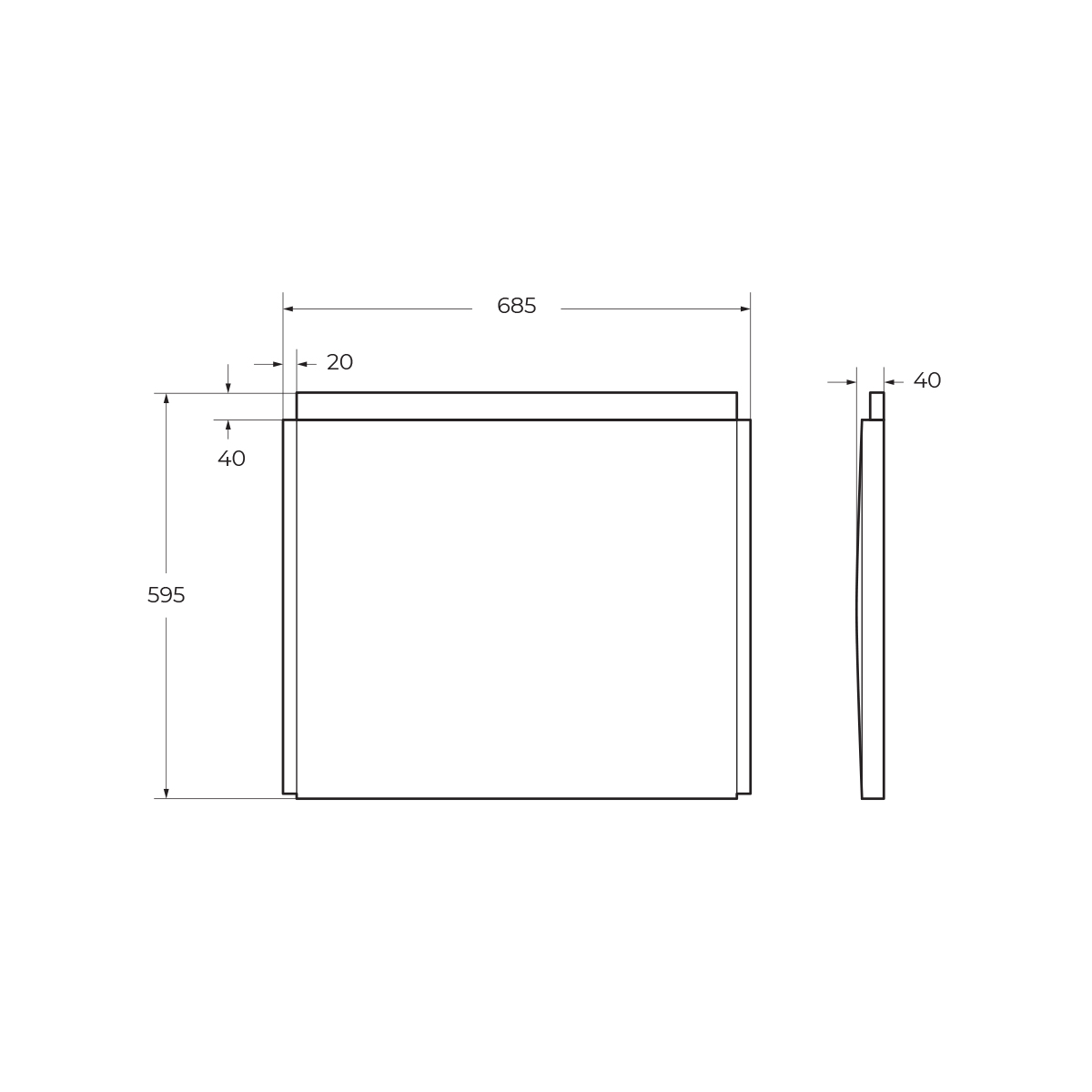Боковая панель для акриловой ванны с крепежом CEZARES EMP-F-70-SP-W37 - Gidratop.ru изображение