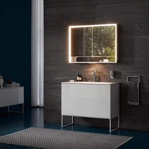 Зеркальный шкаф Keuco Royal Lumos 100 см с подсветкой, 14314171301 - Gidratop.ru изображение