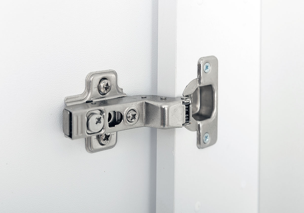 Зеркальный шкаф с одной распашной дверью, с двумя стеклянными полками, со встроенной подсветкой и сенсорным выключателем SPC-GRT-600/800-1A-LED-TCH, 12W, 220-240V, 600x800x150 - Gidratop.ru изображение