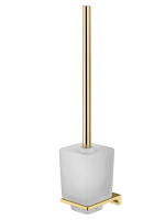 Туалетный ершик в комплекте WONZON & WOGHAND ECLIPSE, Глянцевое золото (WW-9129-LG) - Gidratop.ru изображение