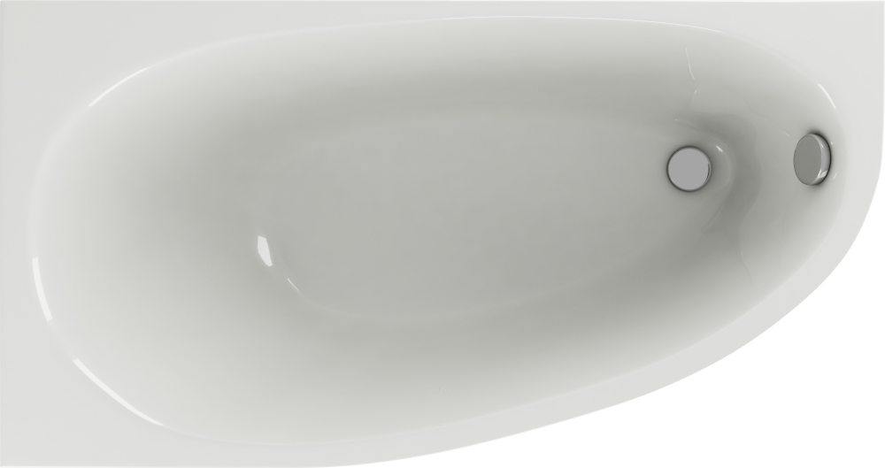 Акриловая ванна Aquatek Дива 150x90 DIV150-0000001 левая, без гидромассажа