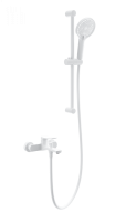 Смеситель для ванны с душевым гарнитуром WONZON & WOGHAND, Белый матовый (WW-C2036-MW)