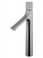 Смеситель для раковины высокий WONZON & WOGHAND The ONE, Темный графит (WW-H1011-BGG)