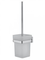 Туалетный ершик в комплекте WONZON & WOGHAND FLAT, Хром (WW-9729) - Gidratop.ru изображение