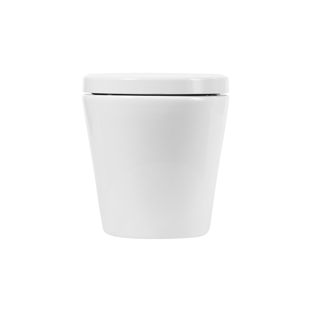Унитаз подвесной безободковый BelBagno FLAY-R BB053CHR/BB865SC - Gidratop.ru изображение