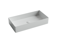 Раковина накладная прямоугольная 701x361x130, цвет белый, арт.CN6071 - Gidratop.ru изображение