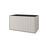 PORTOFINO Тумба подвесная под раковину с выдвижным ящиком, 55929 Bianco opaco, 80x46x43 - Gidratop.ru изображение