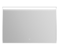 Зеркало в алюминиевой раме с подсветкой, с сенсорным выключателем SPC-UNO-1200-800-TCH, 1200x50x800 - Gidratop.ru изображение