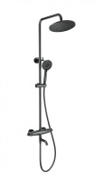 Душевая система с термостатом WONZON & WOGHAND CAPSULE, Темный графит (WW-B3031-A1-BGG) - Gidratop.ru изображение