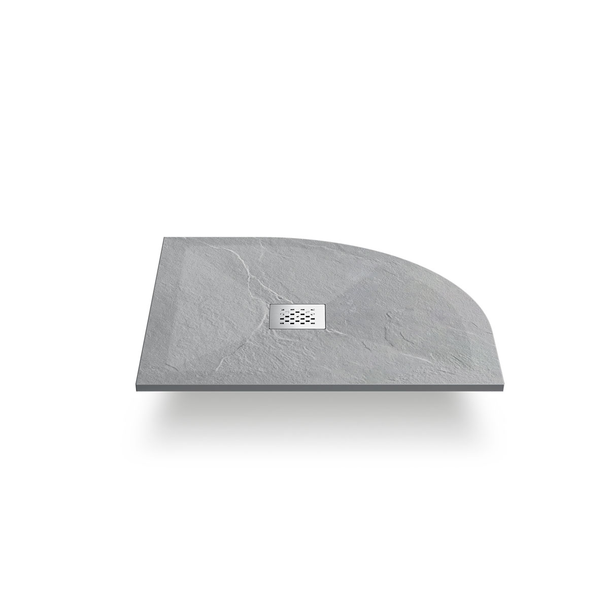 Поддон для душа из искусственного камня VST-4SQ9090G, 900*900*25, серый - Gidratop.ru изображение